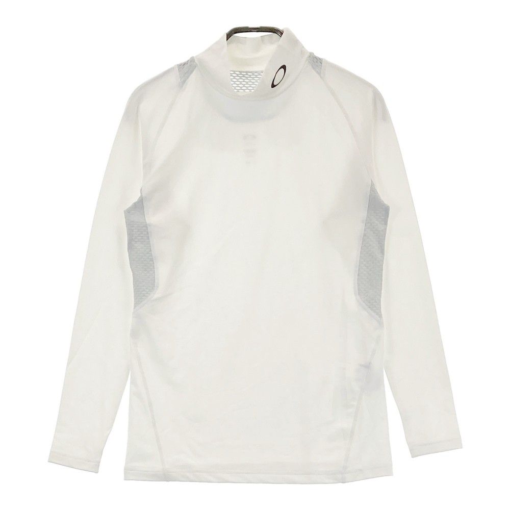 サイズ：S OAKLEY オークリー 434289JP ハイネック長袖 インナーTシャツ  ホワイト系 [240101365150]# ゴルフウェア メンズ ストスト