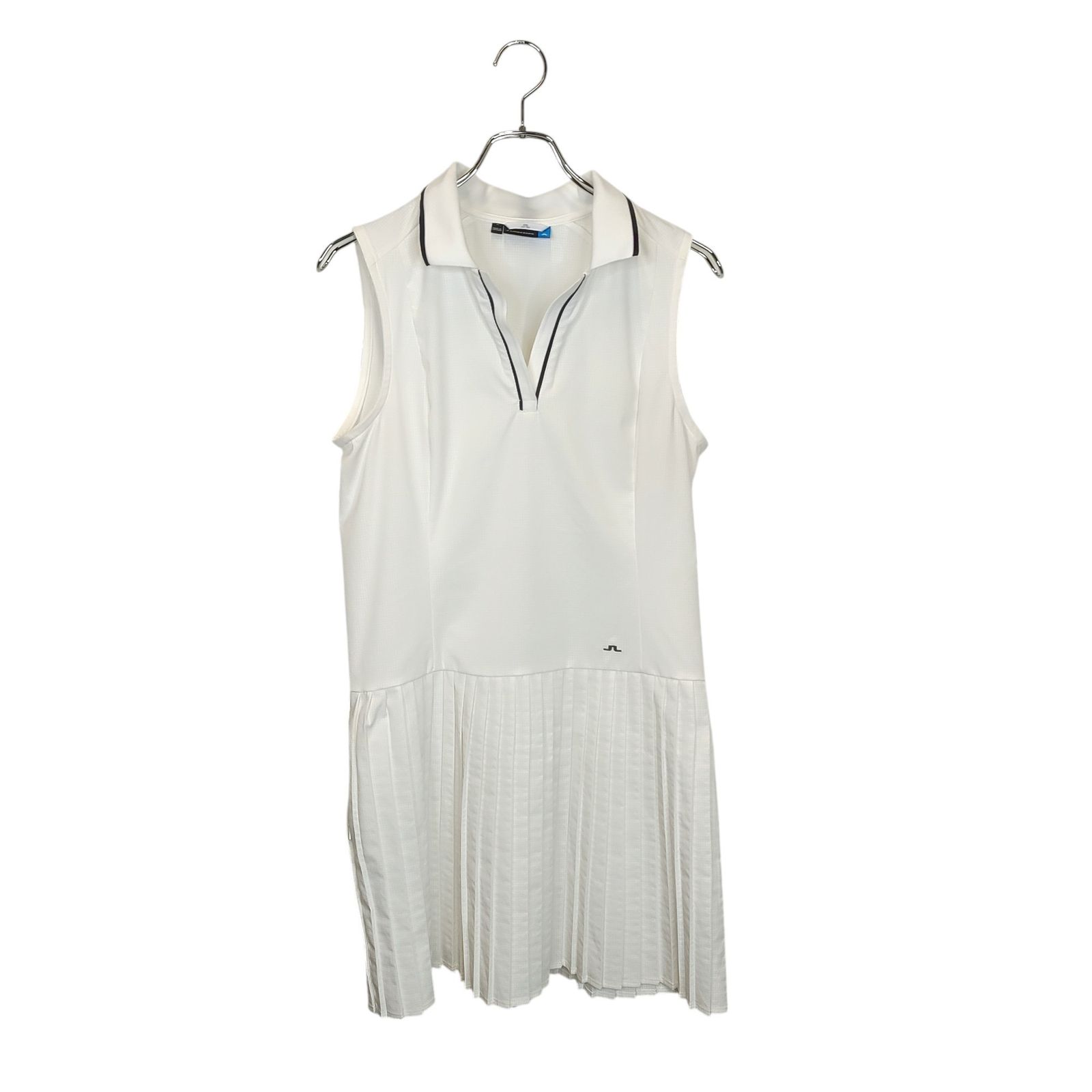 J.LINDEBERG ノースリーブワンピース ホワイト J. LINDEBERG ジェイリンドバーグ ワンピース GWSD01693-SS20201