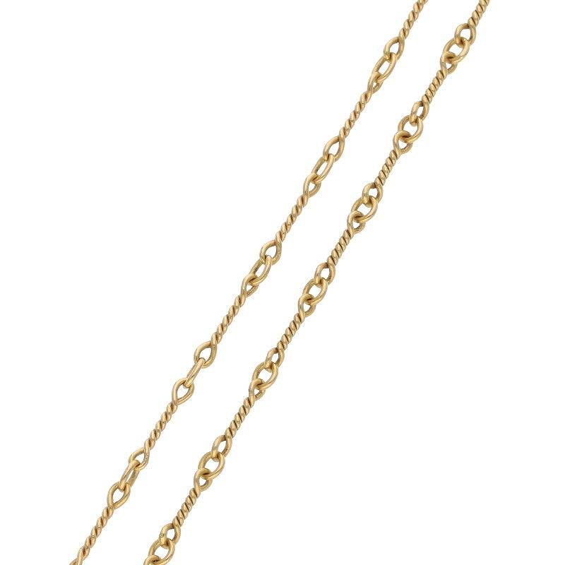 クロムハーツ 22K NECKCHAIN T18/ツイストチェーン18inch ゴールド