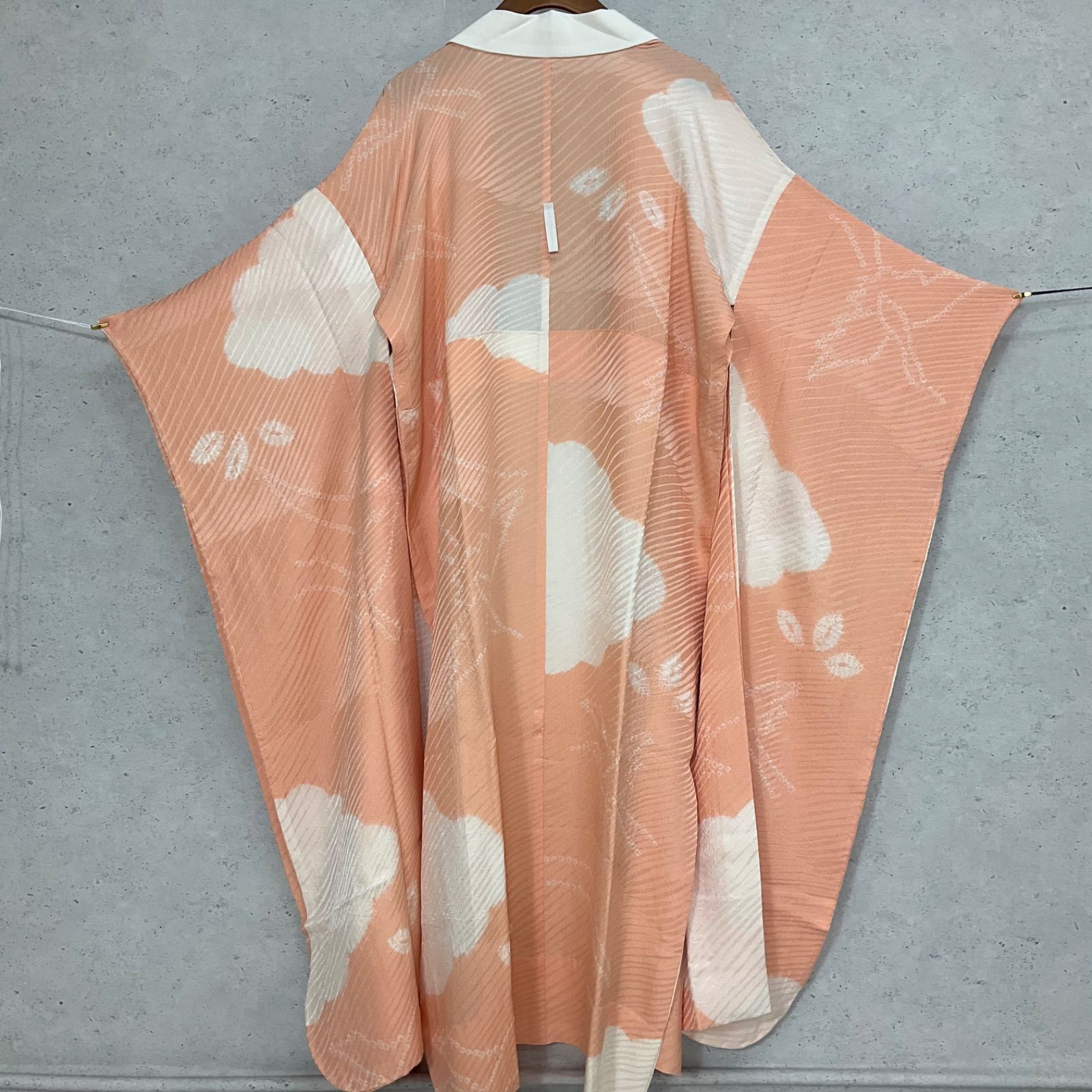 大好き ◇kimono+one◇美品◇振袖長襦袢◇単衣◇袖無双◇仕付け糸付き