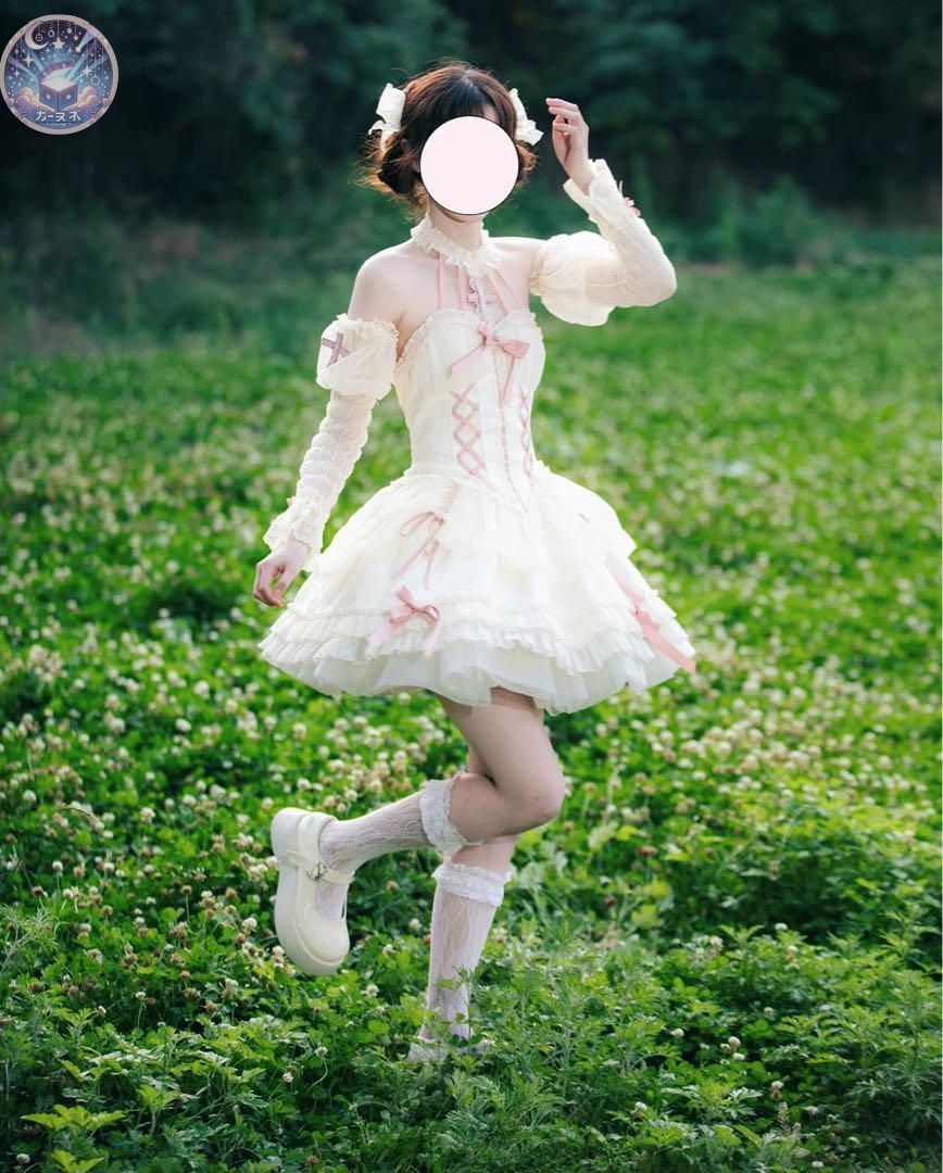 ♥ お出かけに最適♪リボンが可愛いロリータワンピース