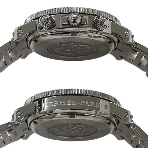 エルメス HERMES 時計 メンズ ブランド クリッパー ダイバー クロノ