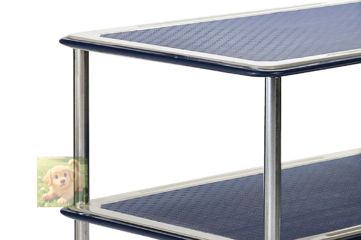 スチール台車 3段式 150キロ積載 TE1503 静音 台車 運搬車 カート 運搬器具 150キロ積載