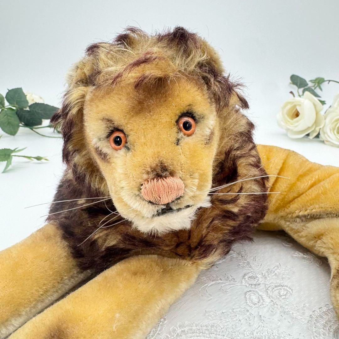 送料無料☆シュタイフ☆Leo Lion☆レオライオン/寛ぎポーズの