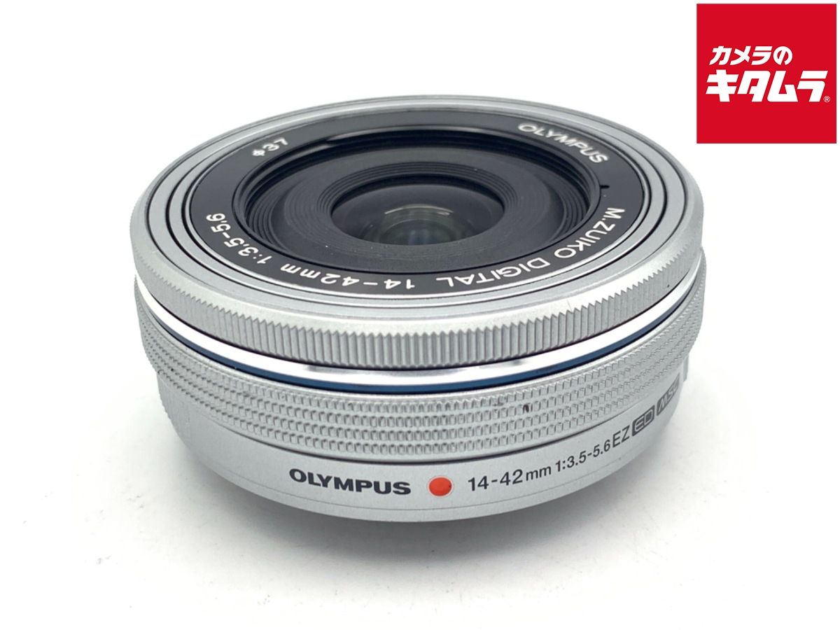 並品】 オリンパス M.ZUIKO 節約 DIGITAL ED 14-42mm F3.5-5.6 EZ シルバー