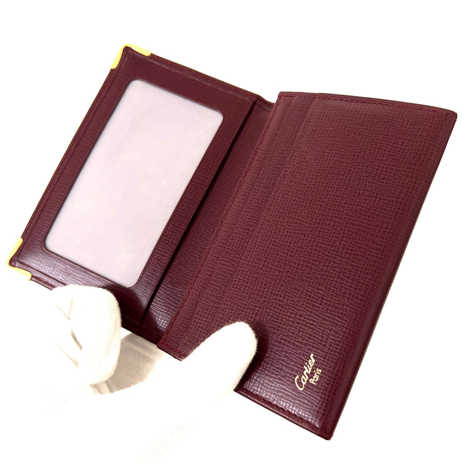 新品同様 Cartier マストライン カードケース ボルドー 名刺入れ 楽天市場】【新品未使用品】Cartier カルティエ マストライン
