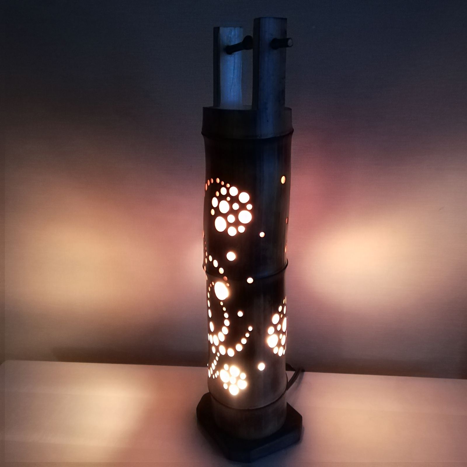 癒し灯火 竹灯籠 No23147 - メルカリ 