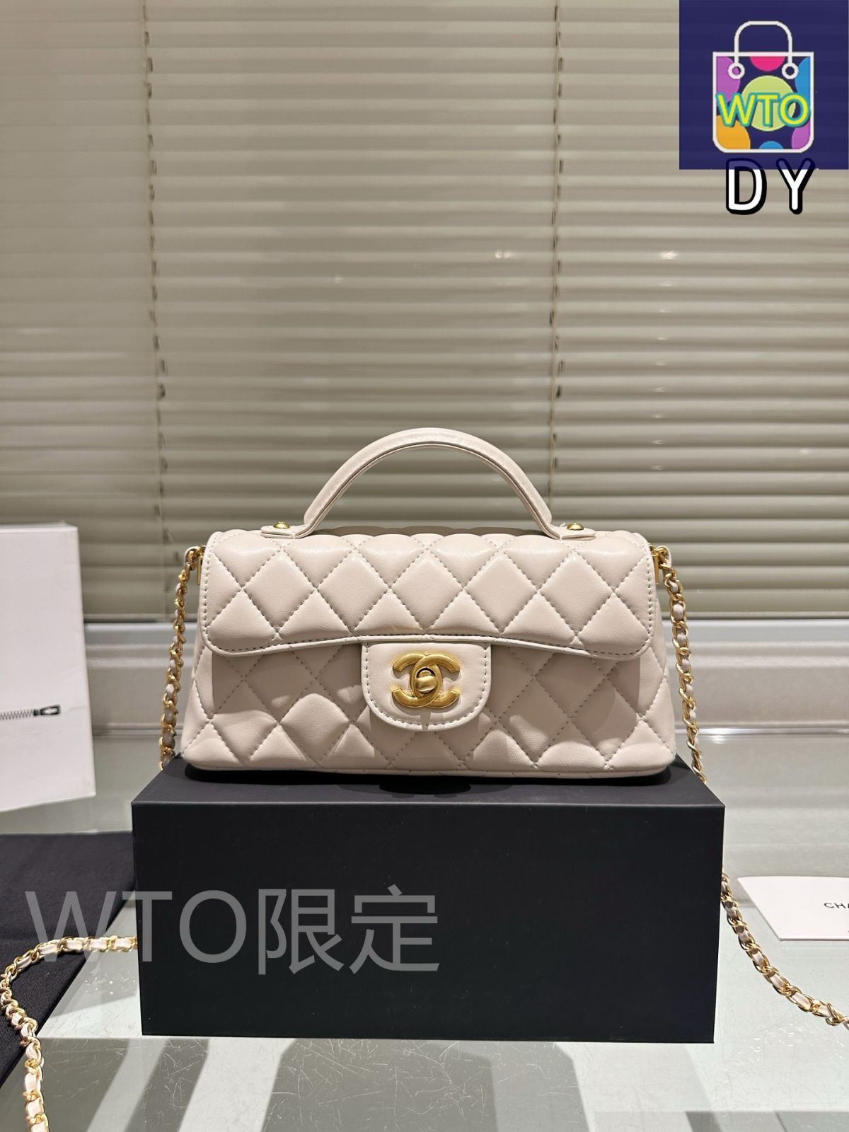 【コンパクトサイズ♪】CHANEL ミニフラップ 25P チェーンバッグ パールチェーンが上品♪【CHANEL】25P ミニ フラップバッグ