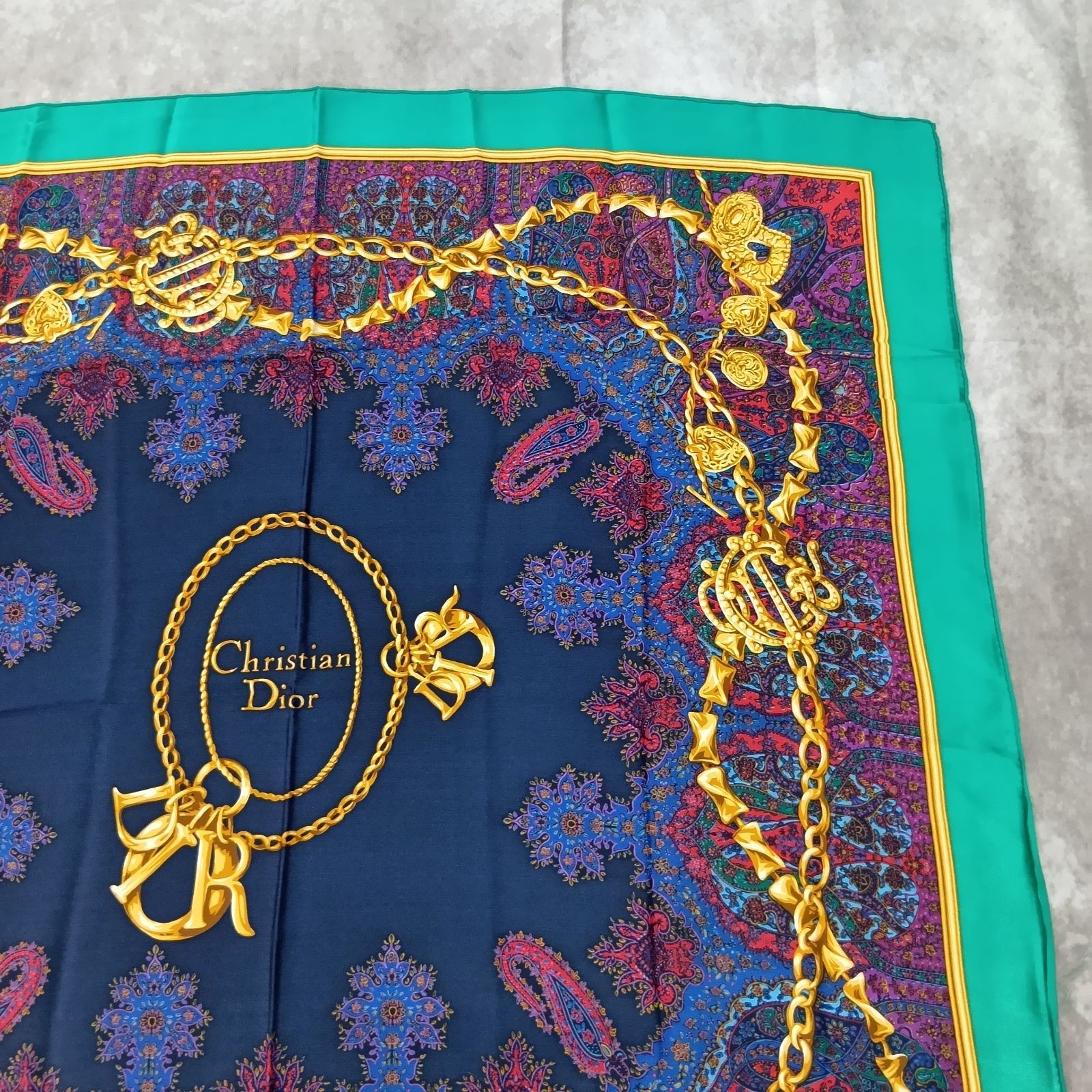 クリスチャンディオール　大判スカーフ DIOR ディオール スカーフ 大判 楽天市場】クリスチャンディオール