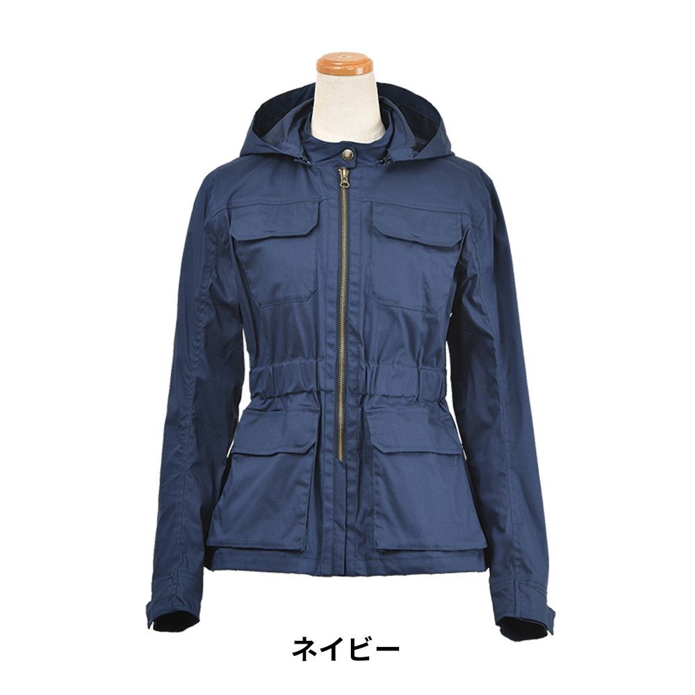 在庫限り レディース バイク用 春夏 ミリタリージャケット 肩 肘 脊椎 胸部 プロテクター付属 Rosso StyleLab ロッソスタイルラボ 3カラー|Sサイズ ROJ-107 バイク 女性用 ジャケット オシャレ