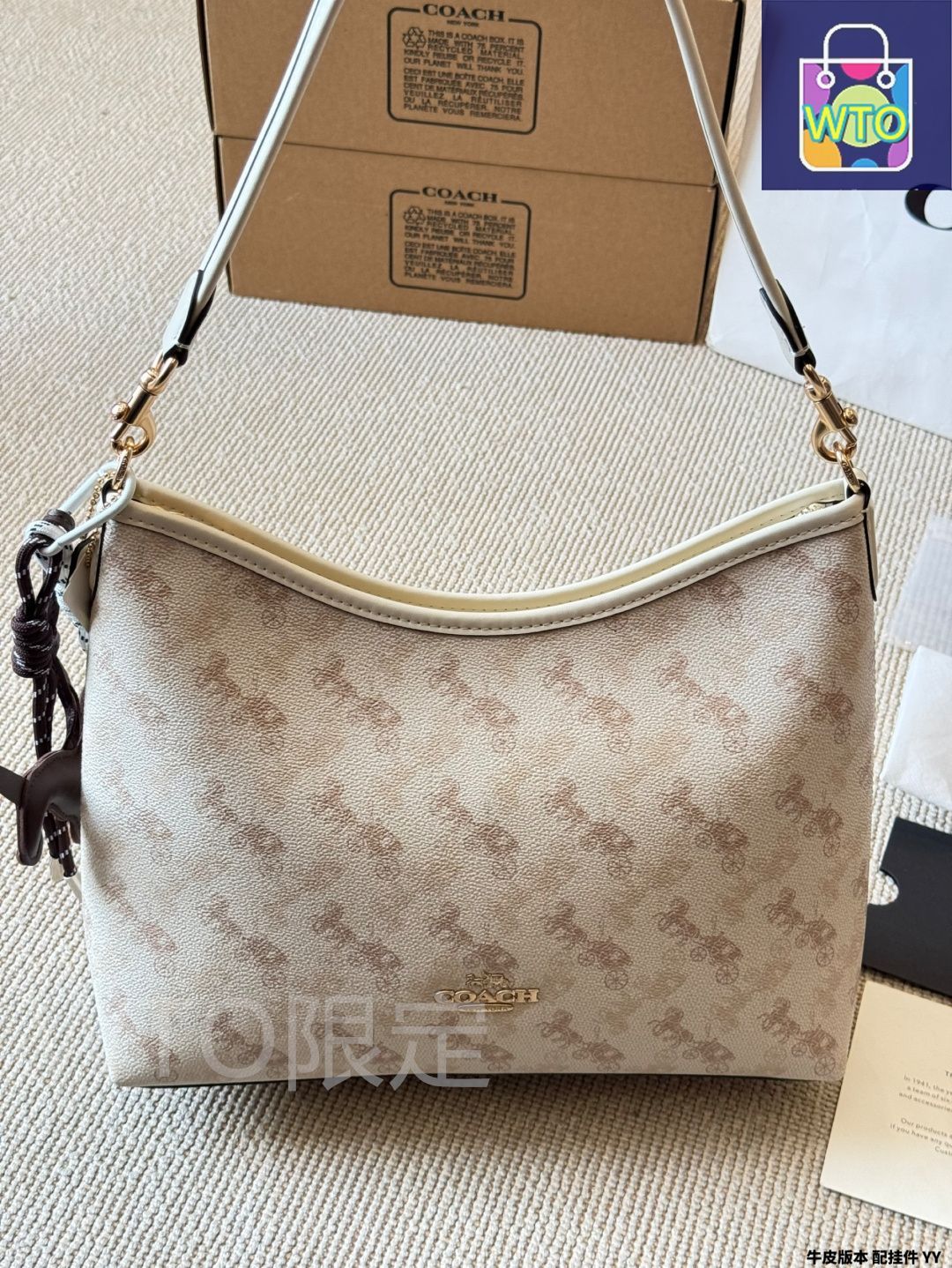 今日 Coach コーチ ローレルシリーズ クラシックムーンバッグスタイルで腋下包より容量豊かなデザイン-WTO輸入2