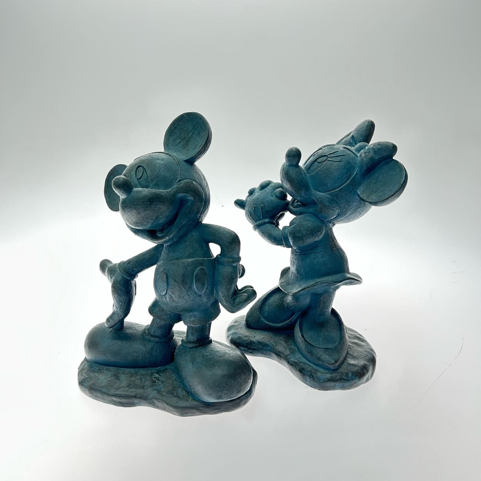 NICHITEN ガーデンスタチュー ミッキー ミニー 置物 ガーデニング 希少