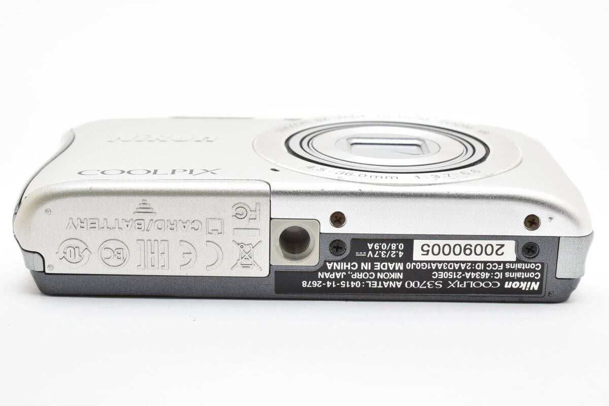 Nikon ニコン COOLPIX S3700 コンパクトデジタルカメラ #3109W8428