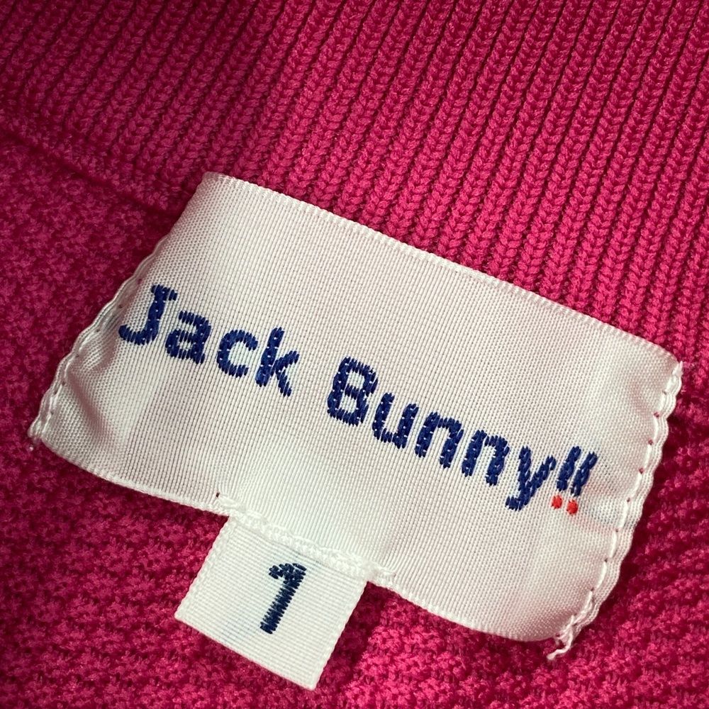 サイズ：1 JACK BUNNY ジャックバニー  ハイネックベスト  ピンク系 [240101494544] ゴルフウェア レディース ストスト サイズ：1 JACK BUNNY ジャックバニー ハイネックベスト ピンク系