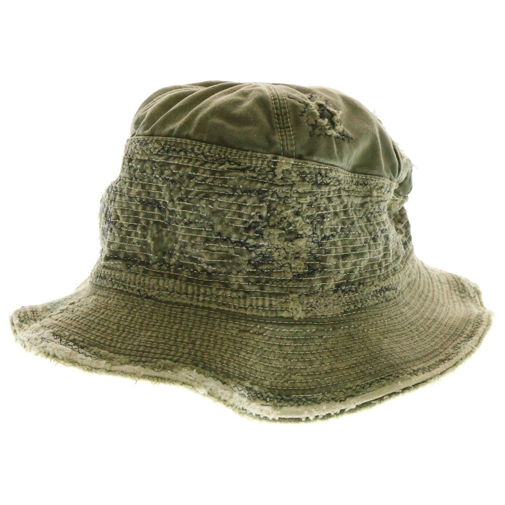 ぱ*た様 廃盤品　kapital カントリー　老人と海　バケットハット　EK-3 KAPITAL (キャピタル) 老人と海 HAT クラッシュリメイクデザイン