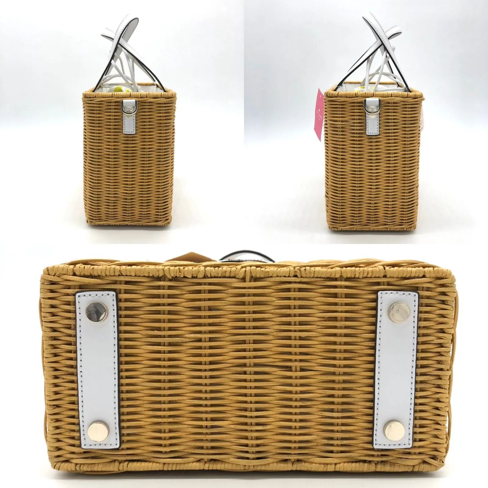 ▽【美品】kate spade/ケイトスペード かごバッグ ハンドバッグ ▽【美品】kate spade/ケイトスペード かごバッグ ハンドバッグ