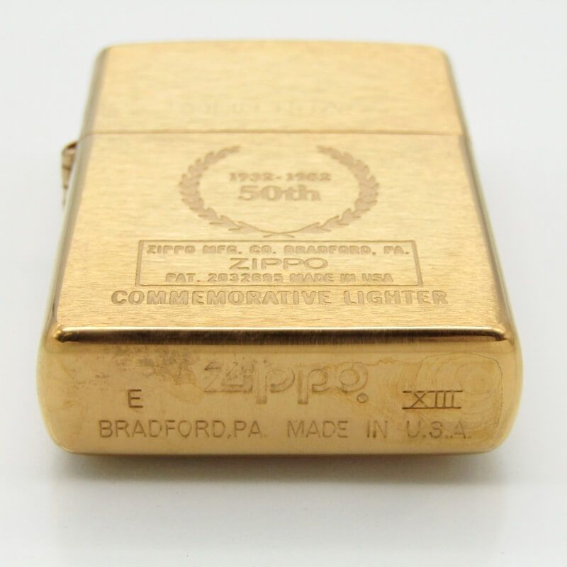 未使用 ZIPPO ジッポー SOLID BRASS 1932-1982 50TH 1997年製