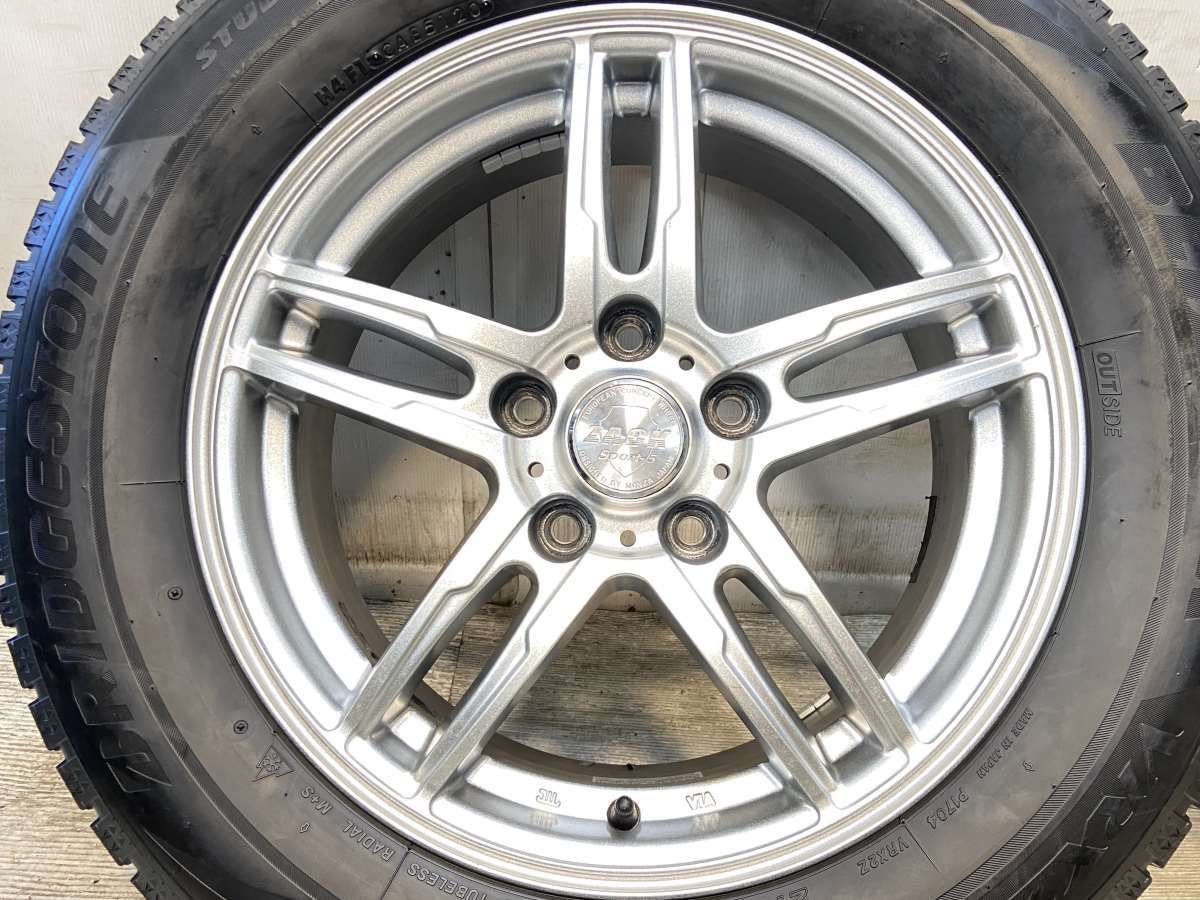 スタッドレスタイヤ　215/60/r16 pcd114.3 5穴　VRX2 215/60R16 ブリヂストン ブリザック VRX2 ZACK 16x6.5 48 114.3-5穴