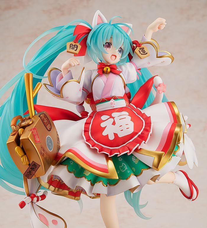 キャラクター・ボーカル・シリーズ01 初音ミク 初音ミク 招きミクver. 1/7スケール プラスチック製 塗装済み完成品フィギュア