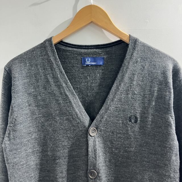FRED PERRY フレッドペリー カーディガン ウール 刺繍ロゴ M. Amazon.co.jp: (フレッドペリー) FRED PERRY カーディガン L