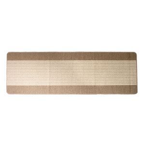 18個セット 洗いやすいキッチンマット|フロアマット ベージュ 45×180cm 薄手ループタイプ 日本製 優踏生