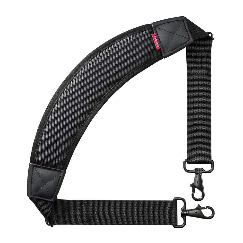 【新着商品】AIRセルショルダーベルト(カーブタイプ) バッグ用 肩掛け 負担軽減 サンワサプライ BAG-BELT4N ブラック