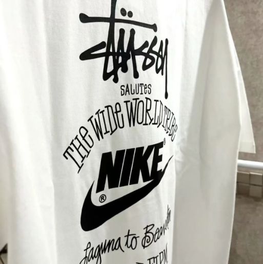 Stüssy ホワイト トレーナー　男女兼用　Sサイズ STUSSY ステューシー トレーナー メンズ Jumbo Pigment Dyed