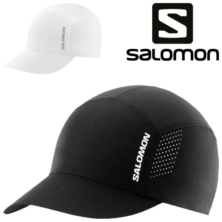 サロモン 帽子 メンズ レディース 折り畳み可 SALOMON CROSS COMPACT 速乾 スポーツキャップ ランニング マラソン レース トレラン トレーニング スポーツウェア アクセサリー メンズキャップ ブラ