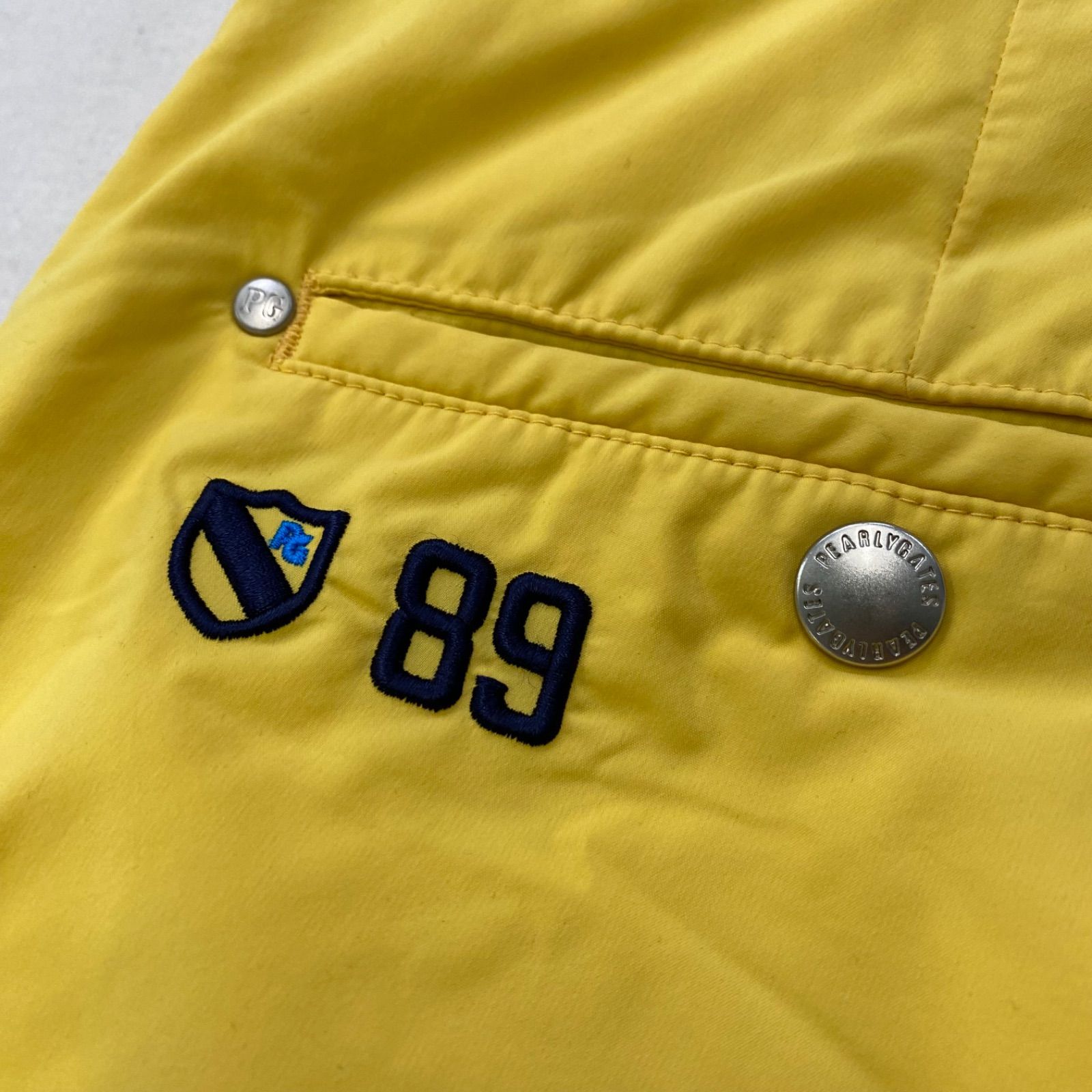 PEARLYGATES パーリーゲイツ ダウンパンツ GOLF ゴルフウェア 厚手パンツ 秋冬 防寒 スポーツ イエロー 黄色 おしゃれ メンズ 6 LLC-HASEGAWATOSO_COM