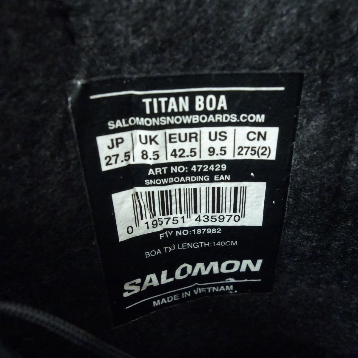 サロモン24cm KIANAスノーボードブーツ　ブラック　SALOMON 2025年最新】サロモン kianaの人気アイテム - メルカリ