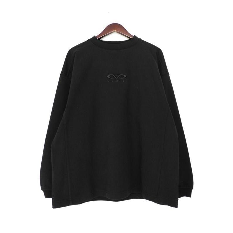 送料関税込★ VETEMENTS スウェット ヴェトモン VETEMENTS 25SS 【 UA66CW600BB 】 オーバル ロゴ
