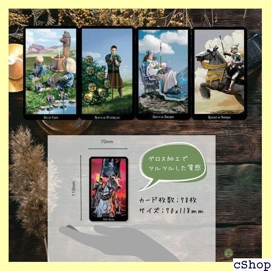 ウィッチズ タロット Witches Tarot タロット占い解説書付き 758