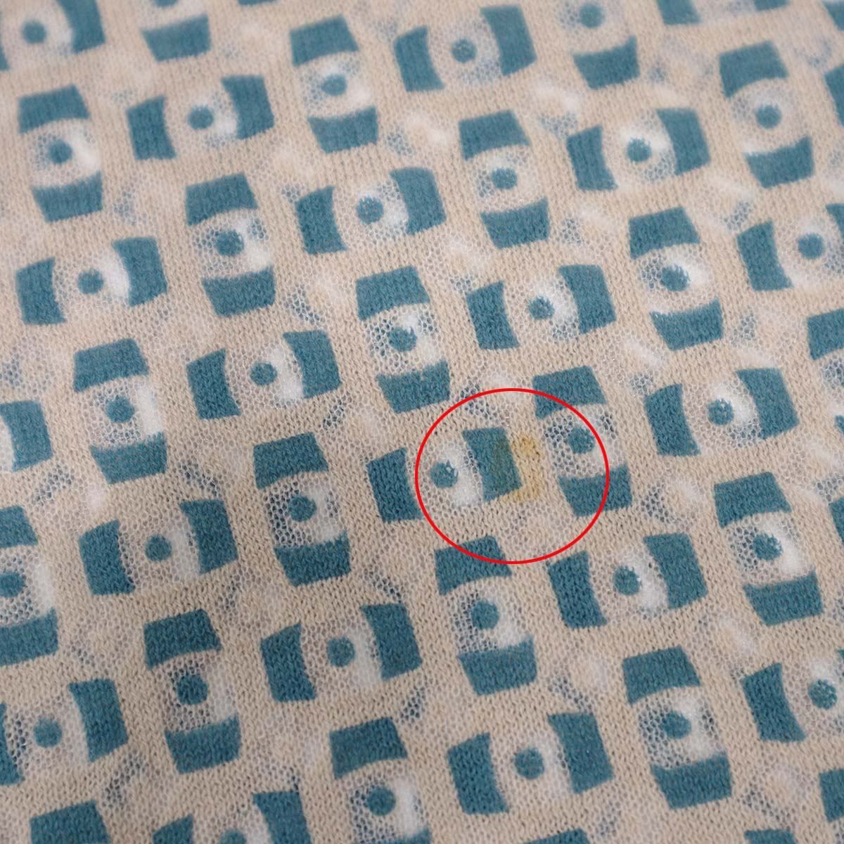 ポリエステル21％ 総柄