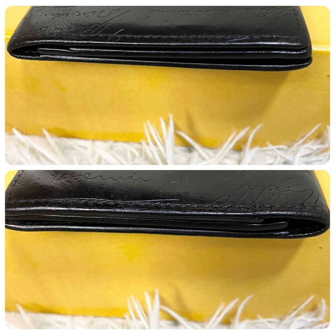 ベルルッティー Berlluti 人気 長財布 カリグラフィ ブラック 黒