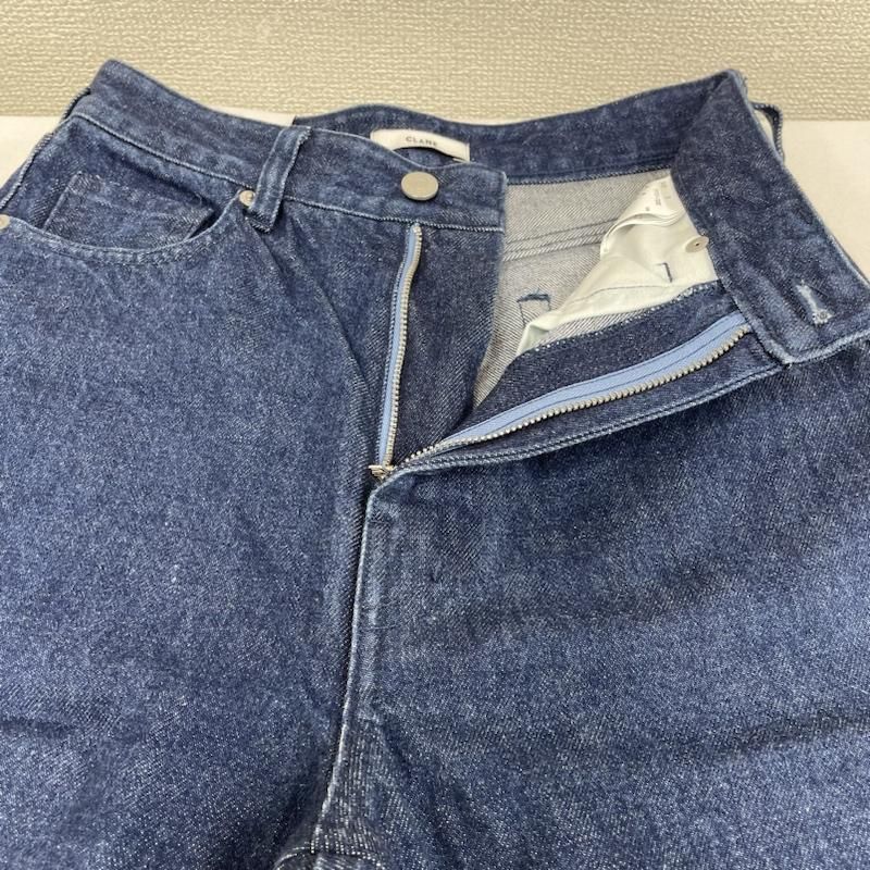 CLANE クラネ パンツ デニム ジーンズ SHORT BELL BOTTOM DENIM ベルボトムシルエット フ ブーツカット クロップド DECORATOM_COM_BR