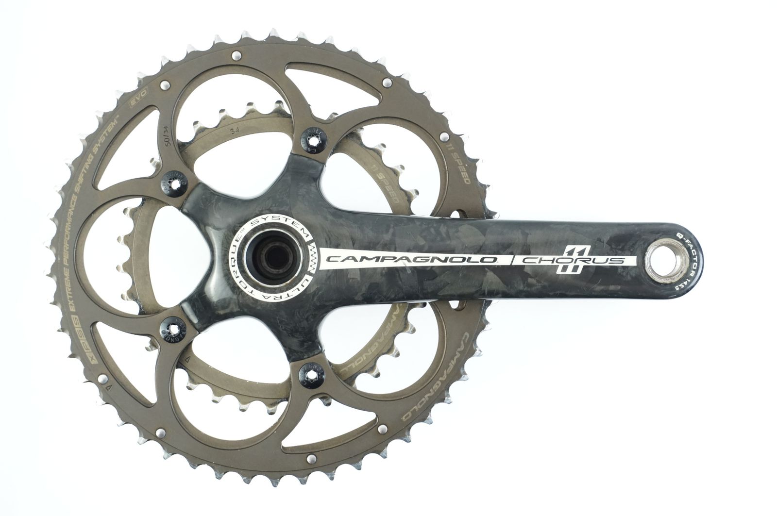 Campagnolo Chorus クランク 170mm 50/34 CAMPAGNOLO 「カンパニョーロ」 CHORUS 50-34T 170mm クランクセット