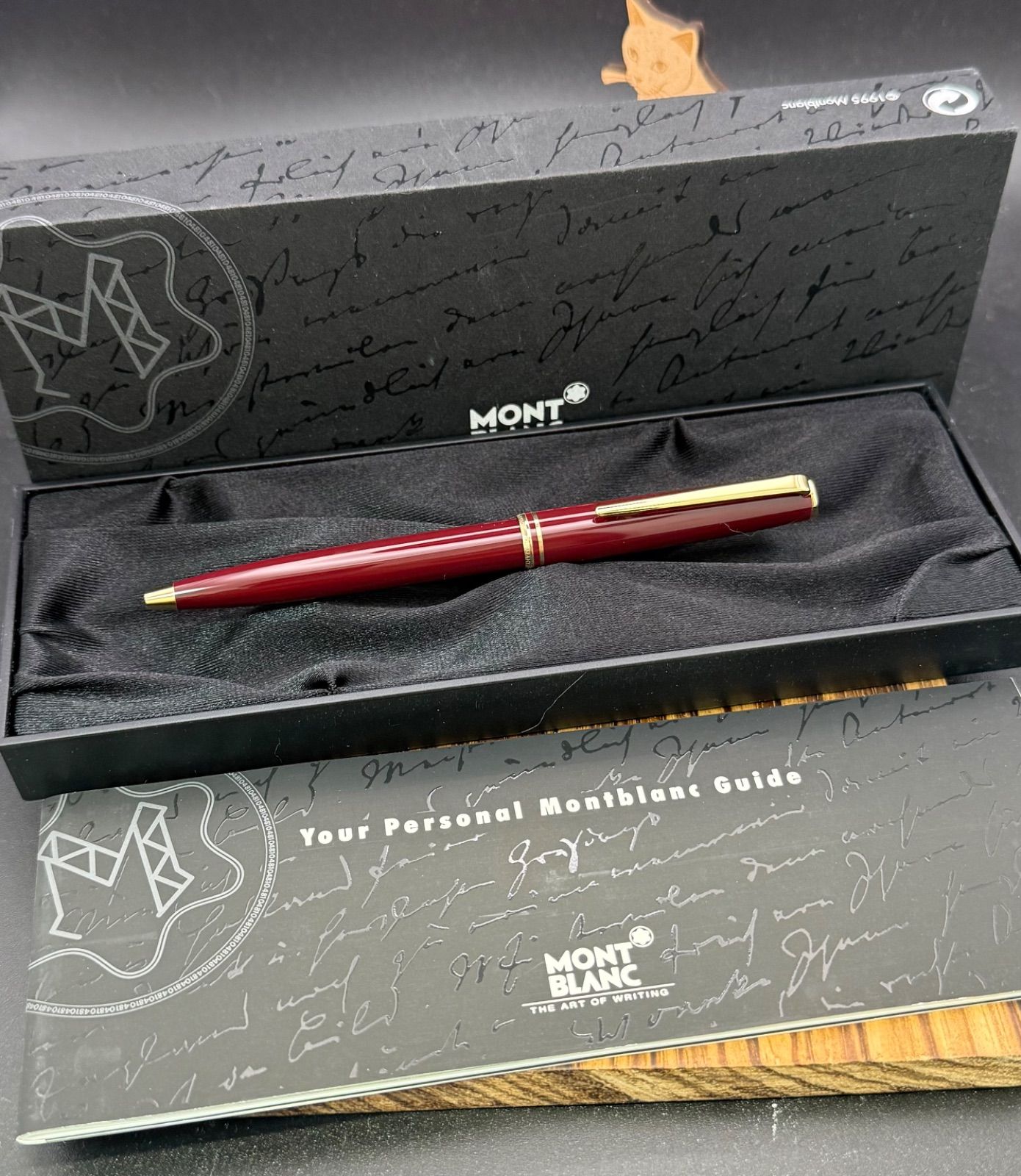 MONTBLANC ボールペン クラシック ストア CLASSIC 13200 ボルドー 猫の