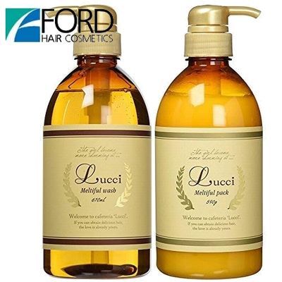 ルッチ メルティフルウォッシュ 610mL + メルティフルパック 590g セット＜ポンプタイプ＞シャンプー＆トリートメントセット ＜フォードヘア化粧品＞｜FORD HAIR COSMETICS｜lucci｜