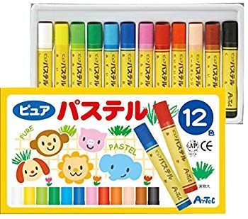 アーテック クレヨン ピュアパステル 12色 2541 2mvetro
