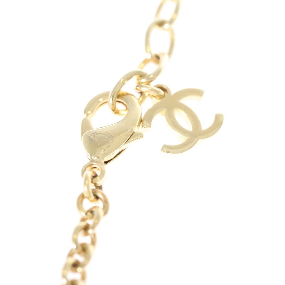 CHANEL シャネル ココマーク ネックレス ペンダント チェーン ピンク×ゴールド GP L24C DECORATOM_COM_BR