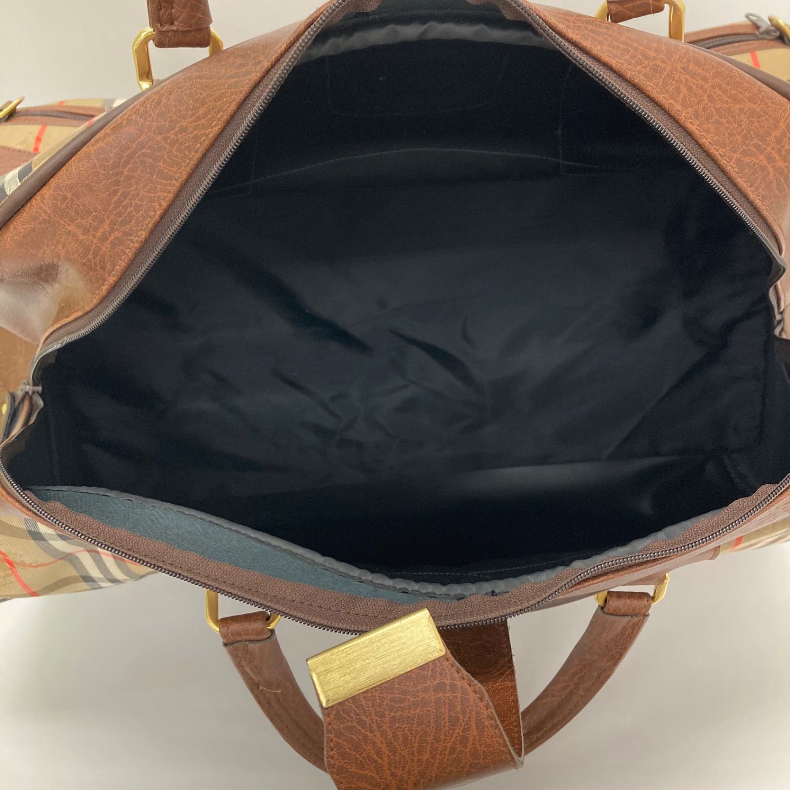 ◇Burberry◇バーバリー ノバチェック ボストンバッグ 特大 特大サイズ