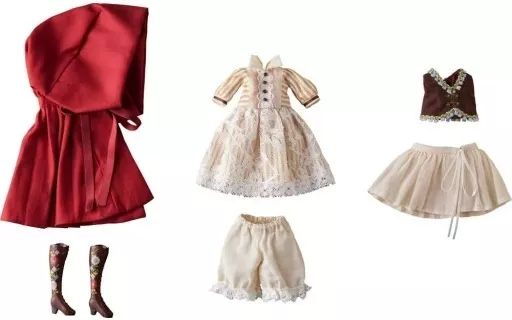 ドールアクセサリー Outfit set Red Riding Hood Harmonia bloom