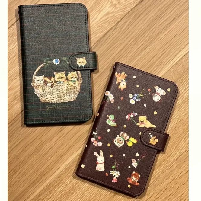 franche lippee - 【新品】yukiemon ユキエモン テキスタイル スマホ手帳 セレクト franche lippee - 【新品】yukiemon ユキエモン テキスタイル