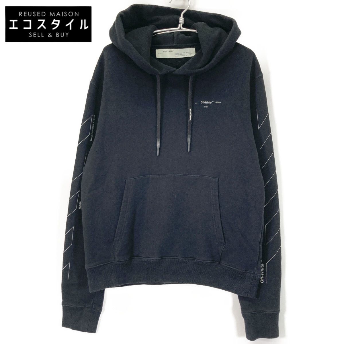 【関税込み】Etudes オフホワイト  フーディ off white（オフホワイト）の「FW17 オフホワイト DIAG ARROWS