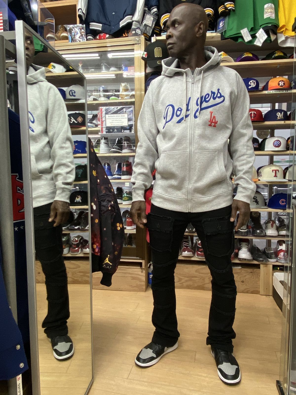 完売必至☆【Antigua】LAドジャース ロゴ フルジップパーカー 米国老舗ブランド Antigua ロサンゼルス ドジャース LA Dodgers