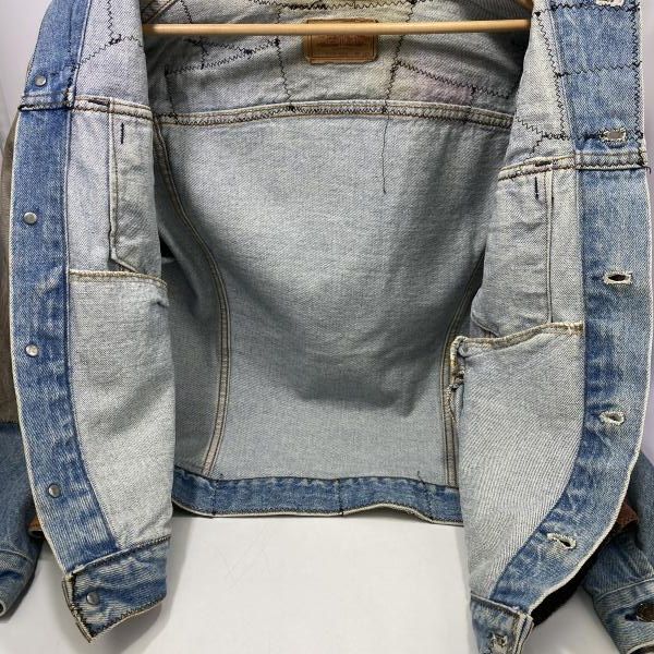 中古】LEVI'S 80-90s 70506-0214 レザーパッチリメイク トラッカー