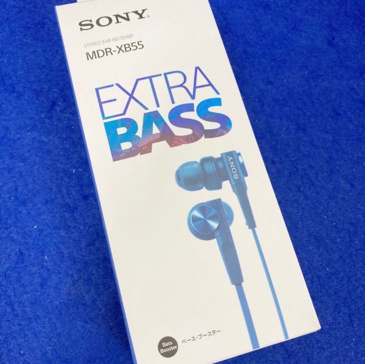 新品☆SONY ソニー MDR-XB55 重低音モデル ダイナミック密閉型カナル