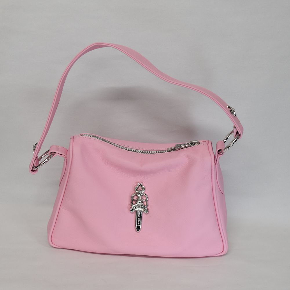 未使用品】CHROME HEARTS DAGGER BAG PINK ダガー ハンドバッグ