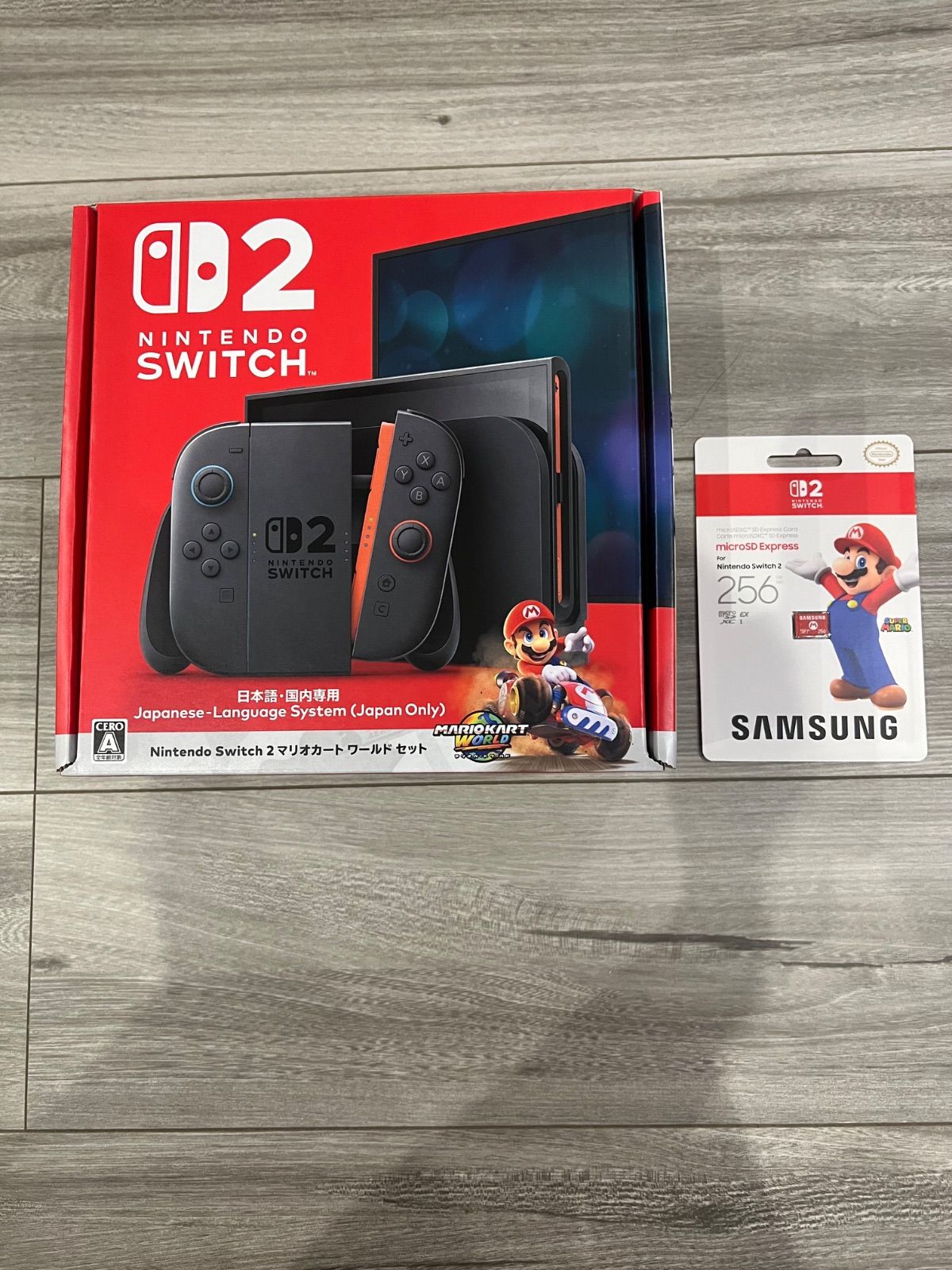 Nintendo Switch2マリオカートセット 国内版 Micro SD Express