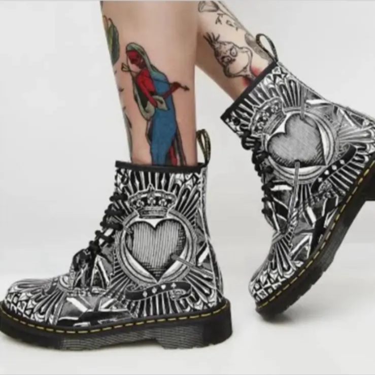 ドクターマーチン Dr.Martens 1460 8ホール トランプ柄 Playing Card